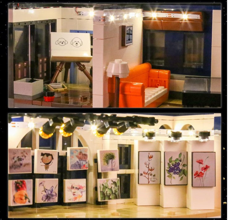 Modular Art Gallery Building Blocks Set | General Jim's Toys & Bricks | GJ-AG