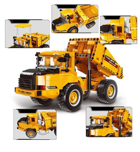 Heavy Dump Truck Building Blocks Set | General Jim’s Toys & Bricks | GJ-HDT