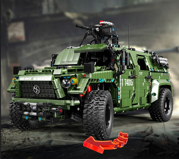 Military Warrior Off-Road Vehicle Building Block Set | General Jim's Toys & Bricks | GJ-WOR