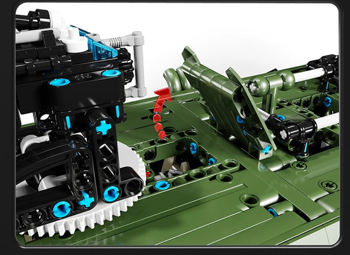 Military Warrior Off-Road Vehicle Building Block Set | General Jim's Toys & Bricks | GJ-WOR