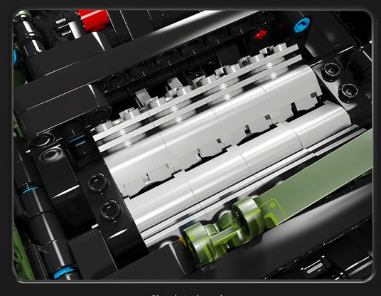 Military Warrior Off-Road Vehicle Building Block Set | General Jim's Toys & Bricks | GJ-WOR