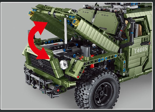 Military Warrior Off-Road Vehicle Building Block Set | General Jim's Toys & Bricks | GJ-WOR