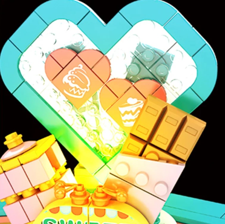 Sweet Shop Building Blocks Set | General Jim's Toys & Bricks | GJ-SS