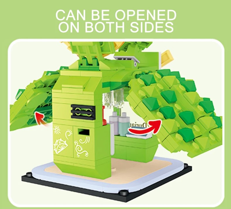 Durian Pizza Stand Building Blocks Set | General Jim's Toys & Bricks | GJ-DP