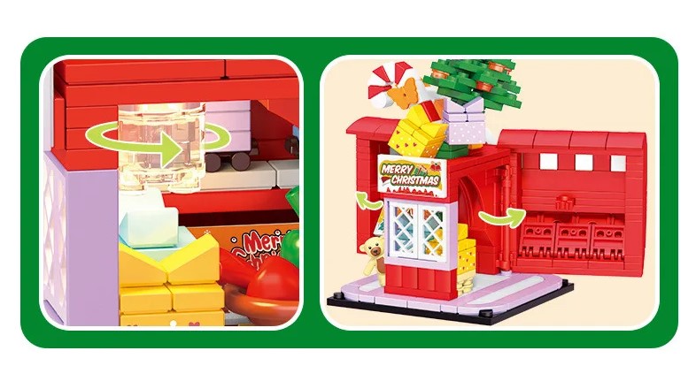 Christmas Toy Shop Building Brick Set | General Jim's Toys & Bricks | GJ-CA