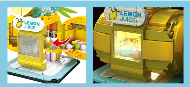 Lemonade Stand Modular Building Blocks Set| General Jim's Toys & Bricks | GJ-LS