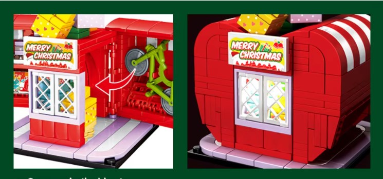 Christmas Toy Shop Building Brick Set | General Jim's Toys & Bricks | GJ-CA