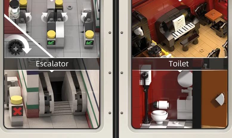 Open Box | London Underground Station Modular Building Blocks Set