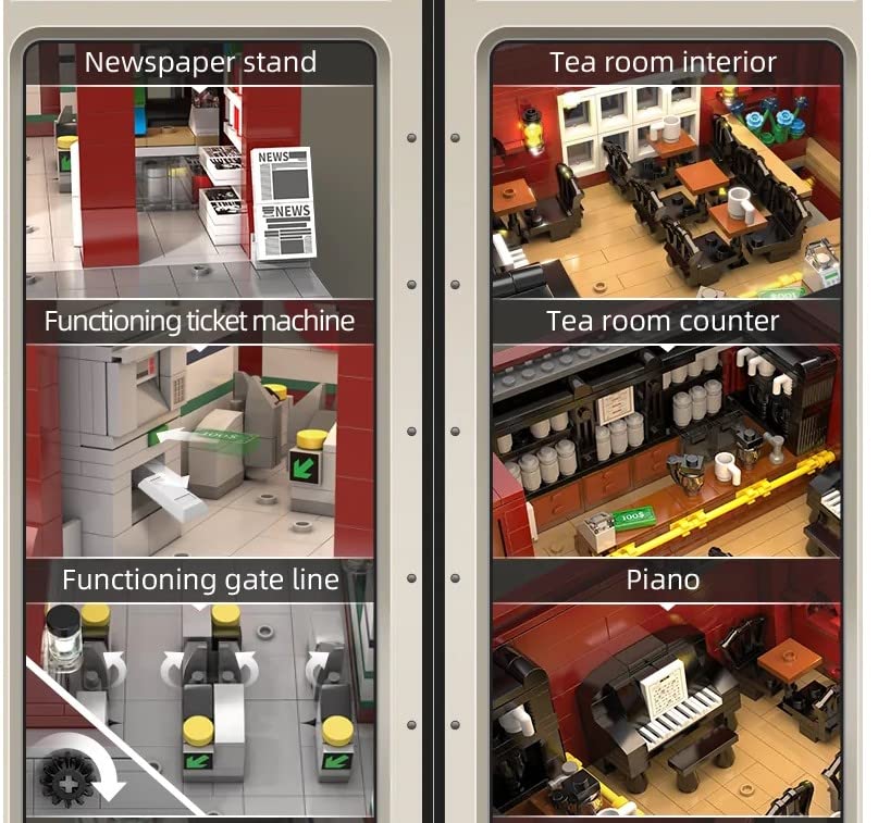 Open Box | London Underground Station Modular Building Blocks Set