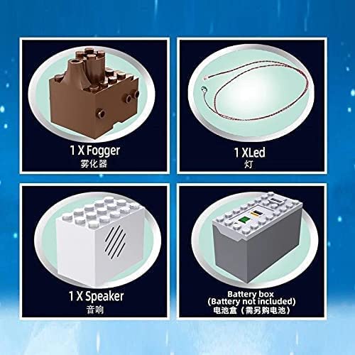 Open Box | Holiday Musical Christmas Cabin Building Block Set