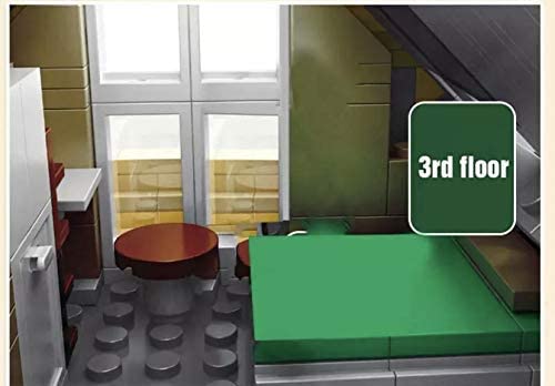 Lighted Ice Cream Parlor Modular Building Block Set | General Jim's Toys & Bricks | GJ-ICS