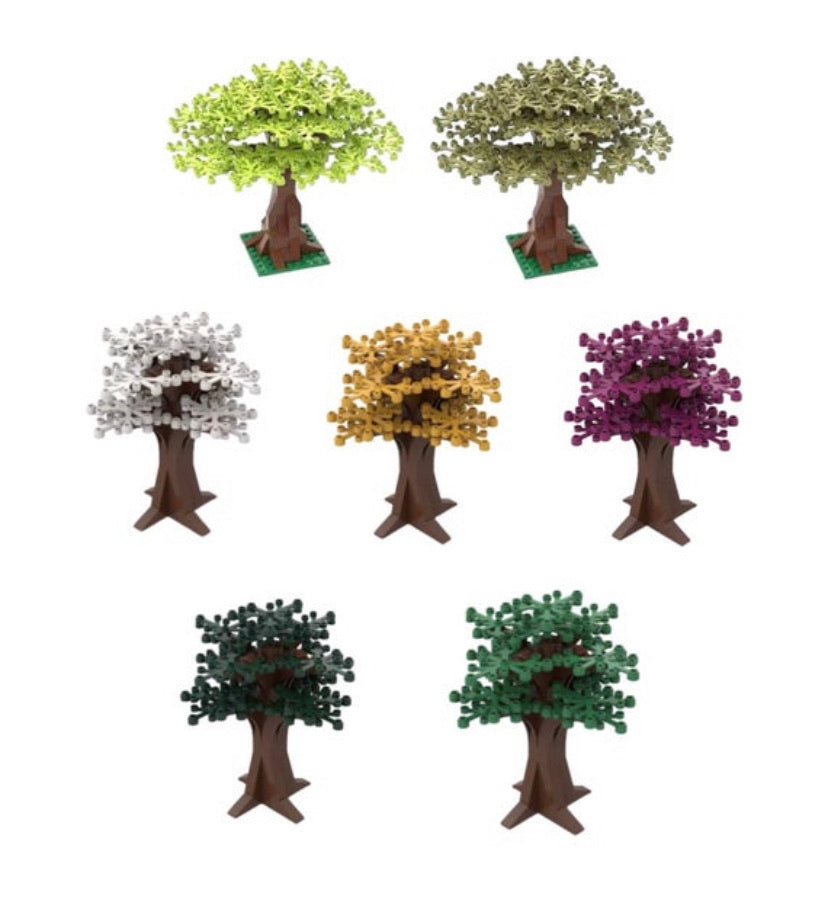 City Series Trees – Variety Pack (Set of 7) | General Jim's Toys & Bricks | GJ-VPT