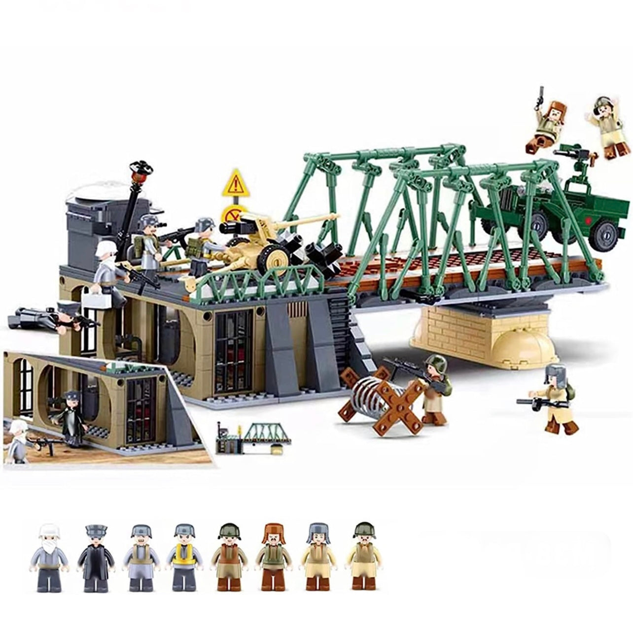 WWII Battle of Budapest Military Building Blocks Bricks Set | General Jim's Toys & Bricks | GJ-BHBS
