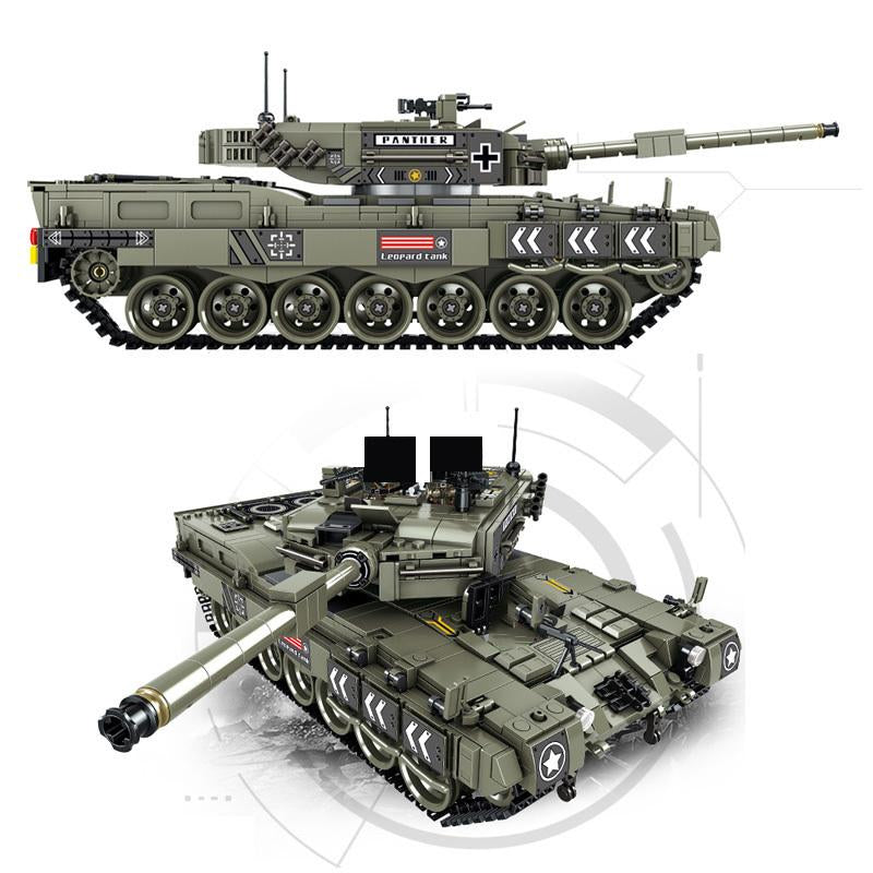 Leopard 2 Main Battle Tank Building Block Set | General Jim's Toys & Bricks | GJ-L2T