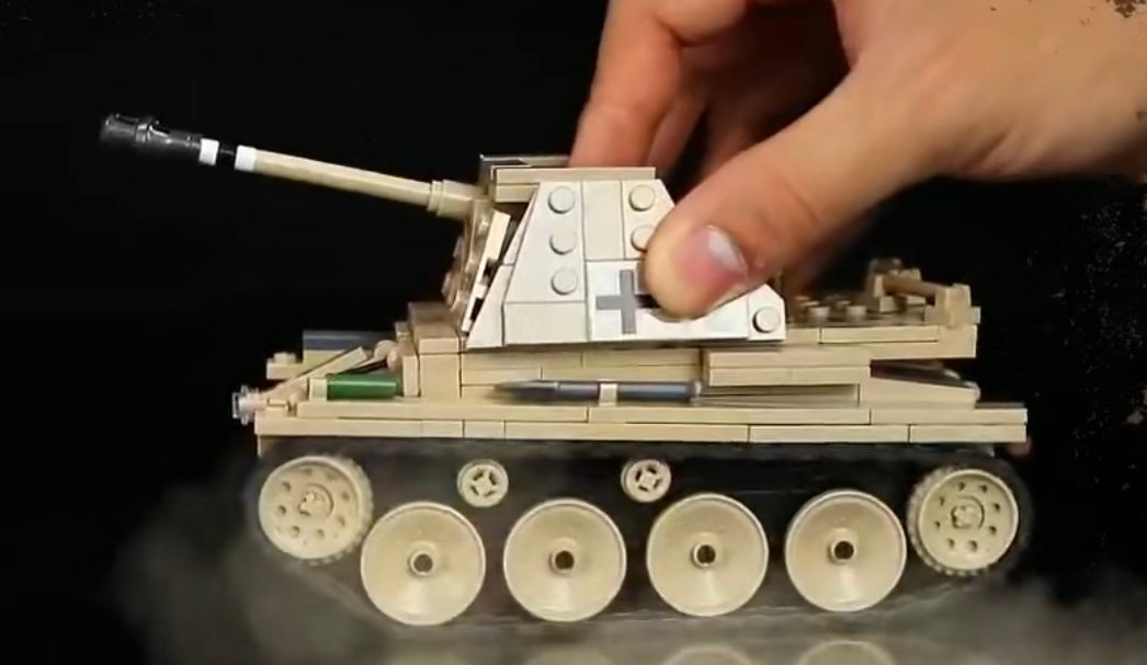 German Marder III Tank Destroyer SD.KFZ.138 Building Blocks Set | General Jim's Toys & Bricks | GJ-GTD