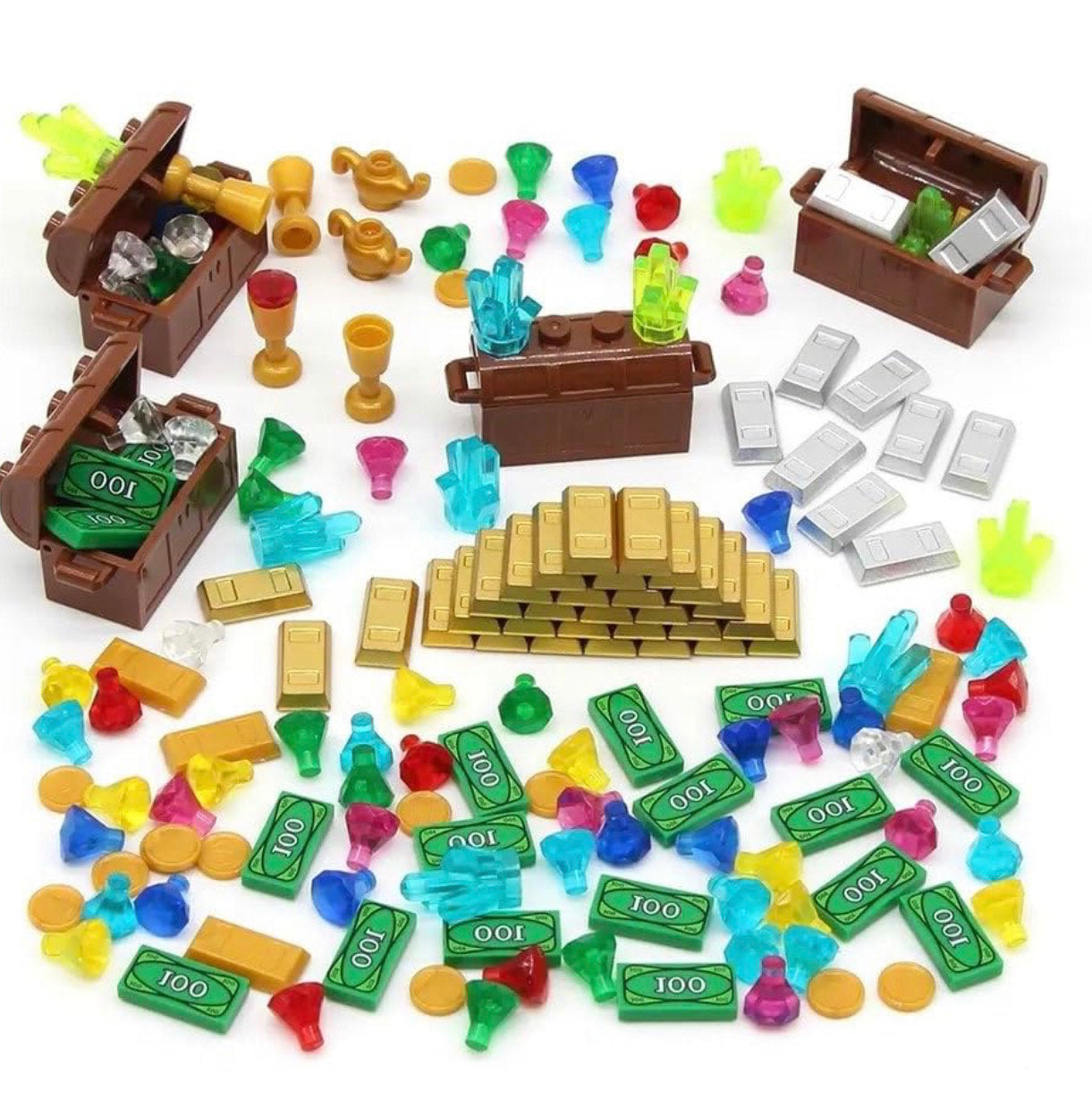 Treasure Chest Building Blocks Set | General Jim's Toys & Bricks | GJA-TCS
