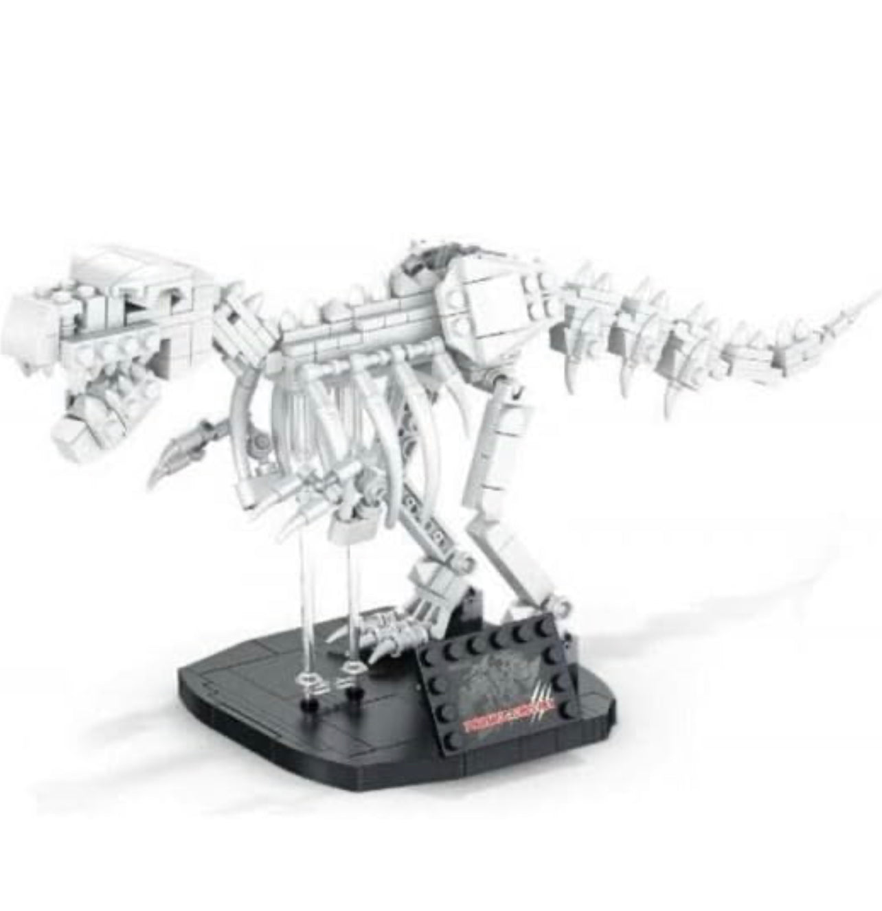 Open Box Tyrannosaurus Dinosaur (T-REX) and Fossil 2-in-1 Building Blocks Toy Dinosaur Bricks Set | General Jim's Toys