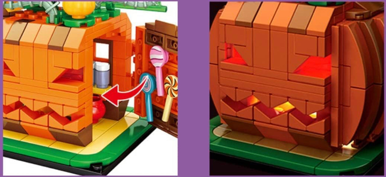Halloween Pumpkin Shop Building Blocks| General Jim's Toys & Bricks | GJ-HP