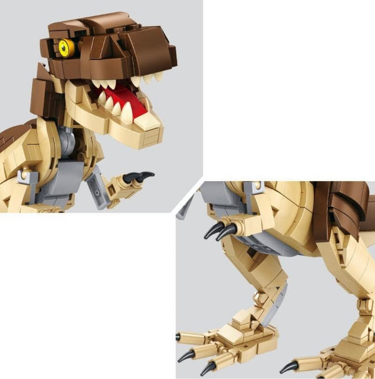 Tyrannosaurus Dinosaur (T-REX) and Fossil 2-in-1 Building Blocks Toy Dinosaur Bricks Set | General Jim's Toys