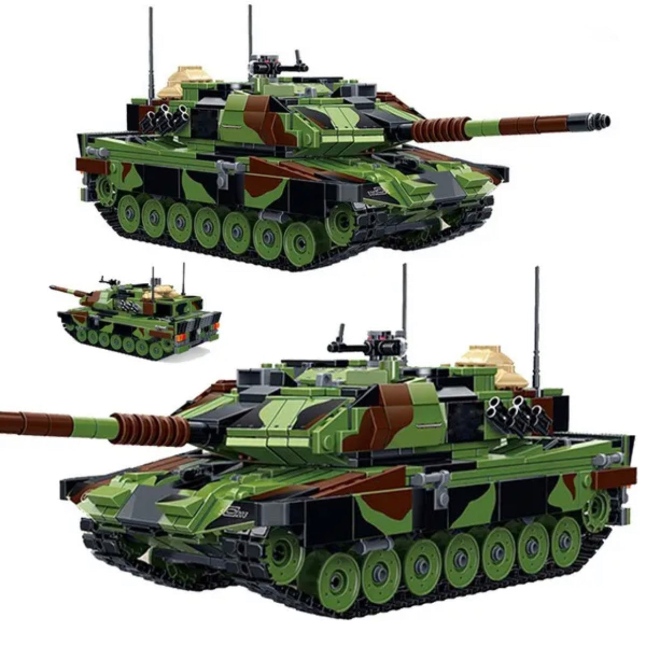Leopard 2A6 German Main Battle Tank Building Block Set | General Jim’s Toys & Bricks | GJ-L2A6
