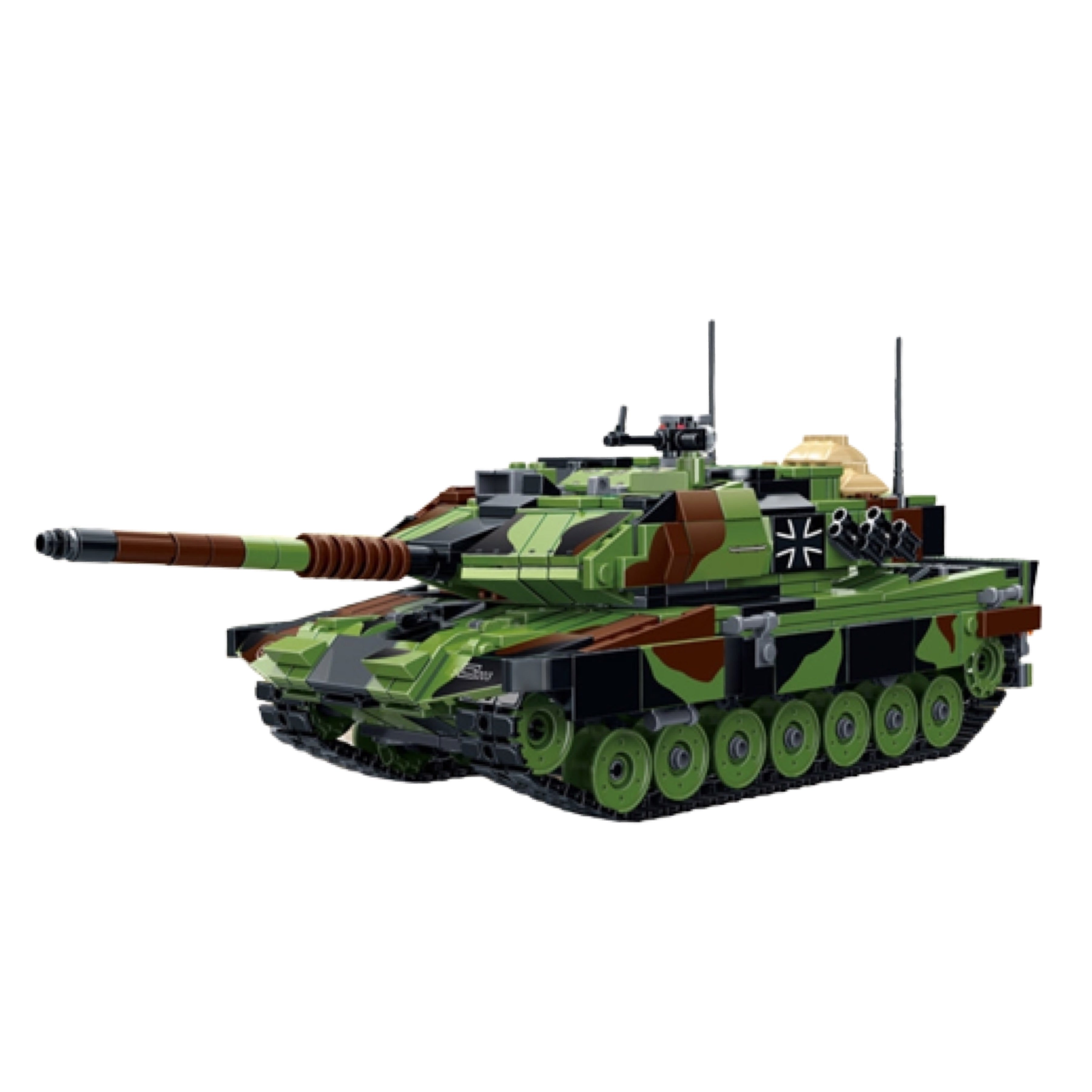 Leopard 2A6 German Main Battle Tank Building Block Set | General Jim’s Toys & Bricks | GJ-L2A6