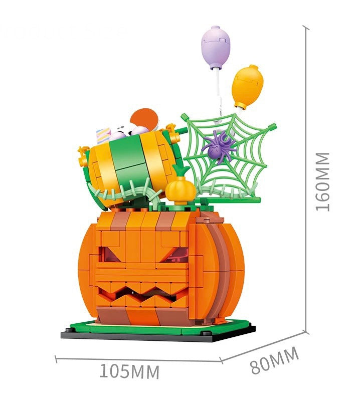 Halloween Pumpkin Shop Building Blocks| General Jim's Toys & Bricks | GJ-HP