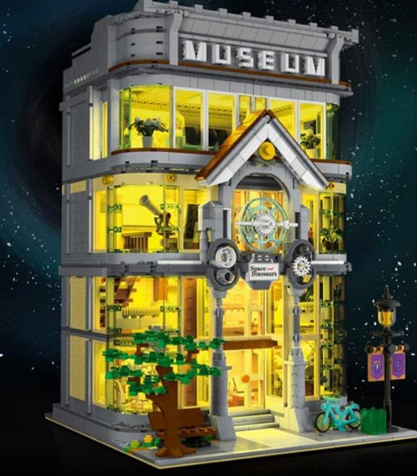 Science Museum Four Story Modular Building Blocks Brick Playset