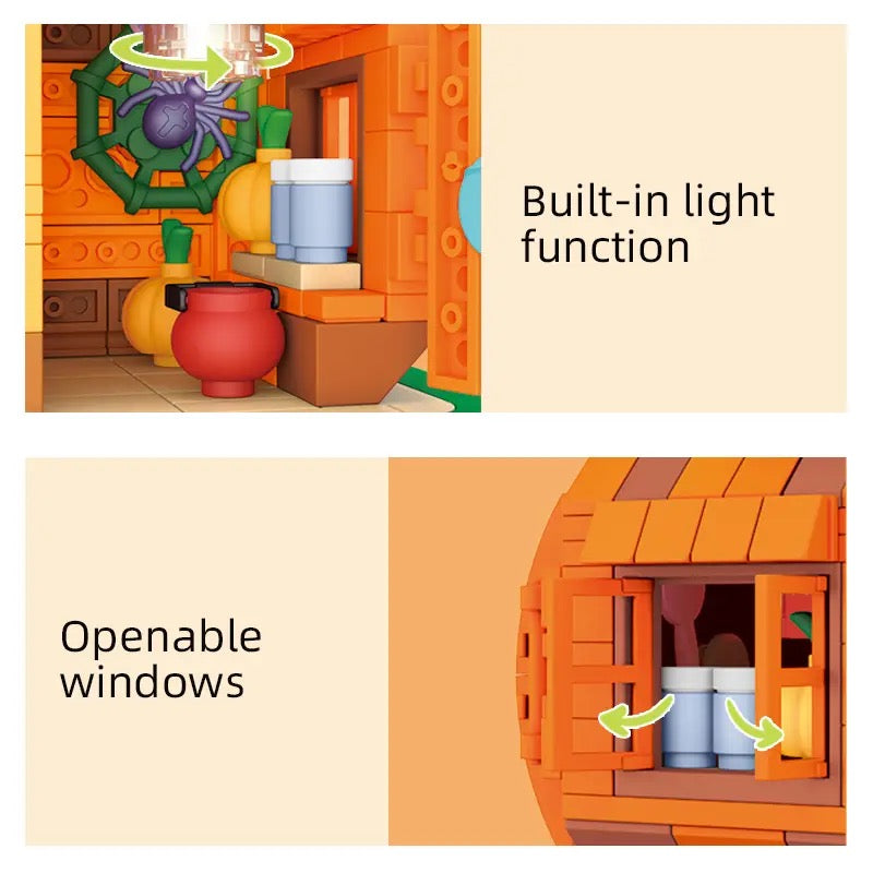 Halloween Pumpkin Shop Building Blocks| General Jim's Toys & Bricks | GJ-HP