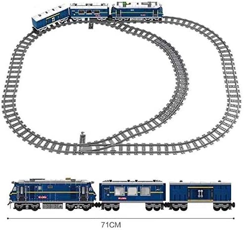 OPEN BOX City Series Power Blue Diesel Cargo Train Building Blocks Toy Bricks Set | General Jim's Toys