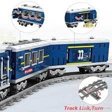 OPEN BOX City Series Power Blue Diesel Cargo Train Building Blocks Toy Bricks Set | General Jim's Toys