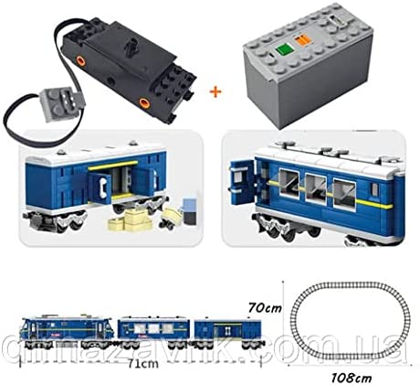 OPEN BOX City Series Power Blue Diesel Cargo Train Building Blocks Toy Bricks Set | General Jim's Toys