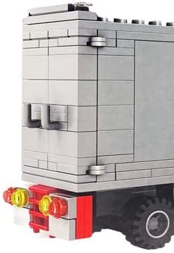 Open Box | Black Cargo Truck Building Bricks Set