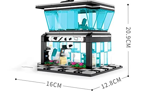 Modular City Retail Cell Phone Building Blocks Store | Urban Electronics Emporium Building Set | General Jim's Toys