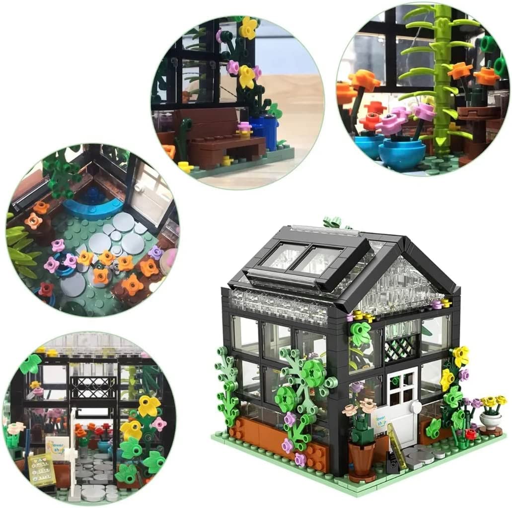 Greenhouse Flower Garden Building Blocks Set | General Jim's Toys & Bricks | GJ-GH