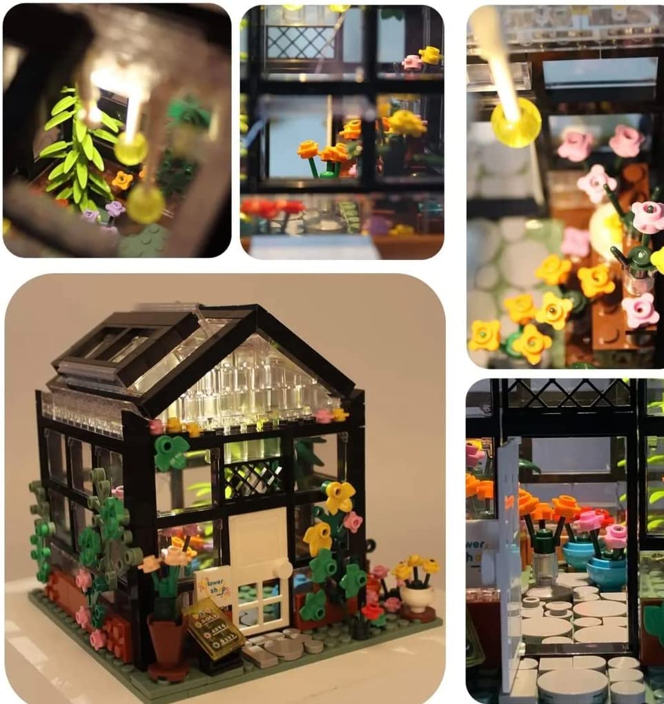 Greenhouse Flower Garden Building Blocks Set | General Jim's Toys & Bricks | GJ-GH