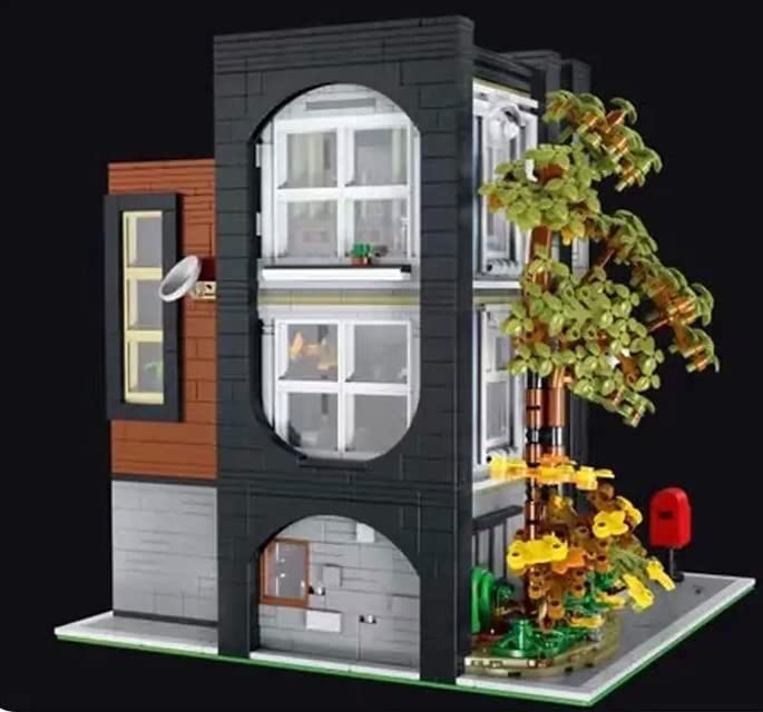 Modern Architecture Model City Street View Modular Building Blocks Bricks Toy Building Set General Jims Toys Side 2