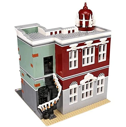 Streetview Vintage Antique Shop Building Blocks Toy Bricks Set General Jim's Toys Rear