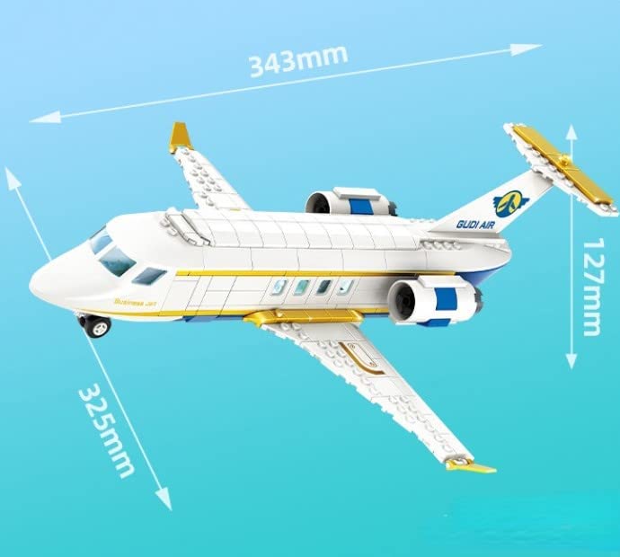 VIP Passenger Airplane & Taxi Building Blocks Set | General Jim's Toys & Bricks | GJ-WBA