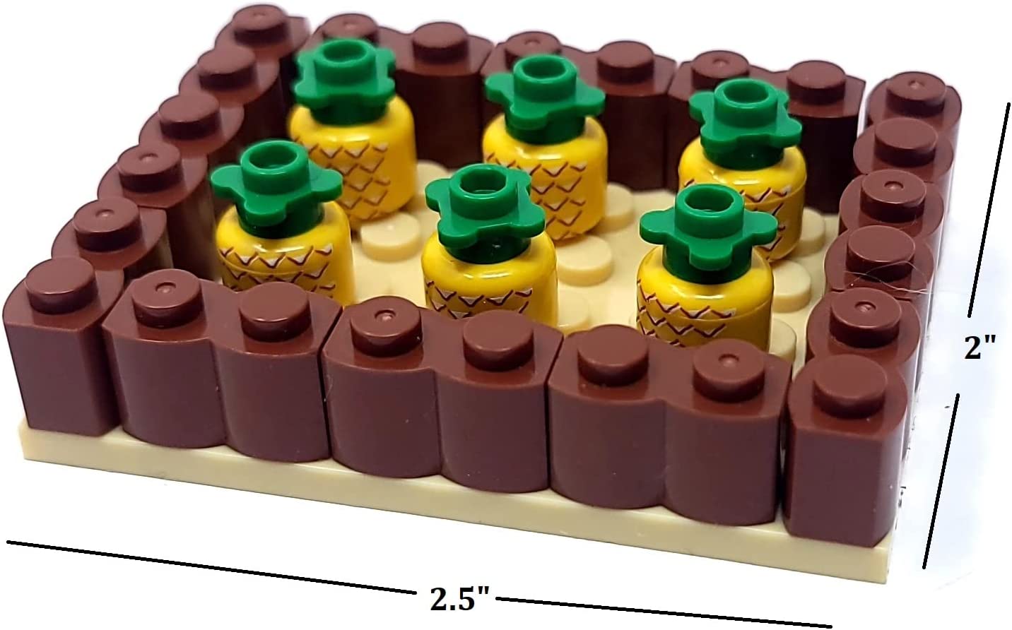 Vegetable Garden Plot Building Block Set | General Jim's Toys & Bricks | GJ-VGP