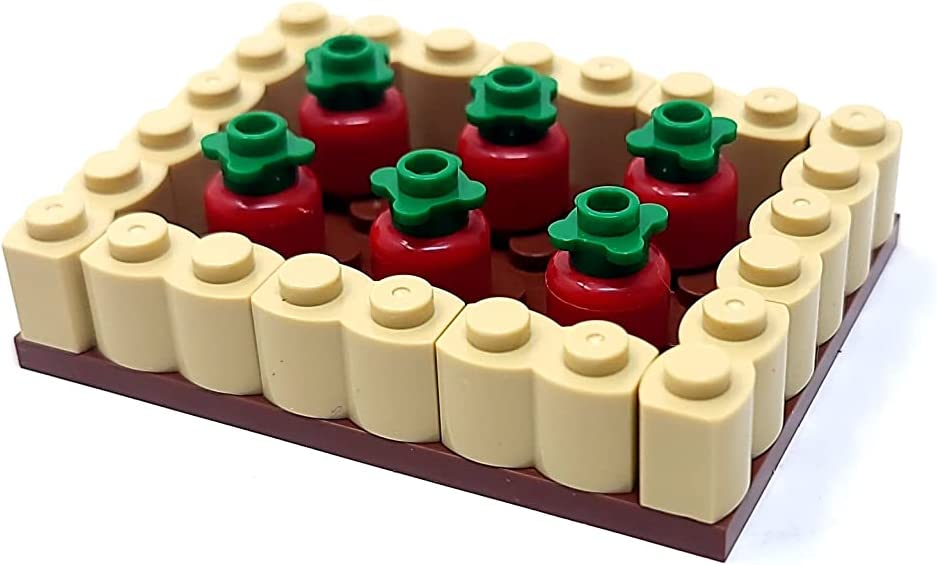 Vegetable Garden Plot Building Block Set | General Jim's Toys & Bricks | GJ-VGP