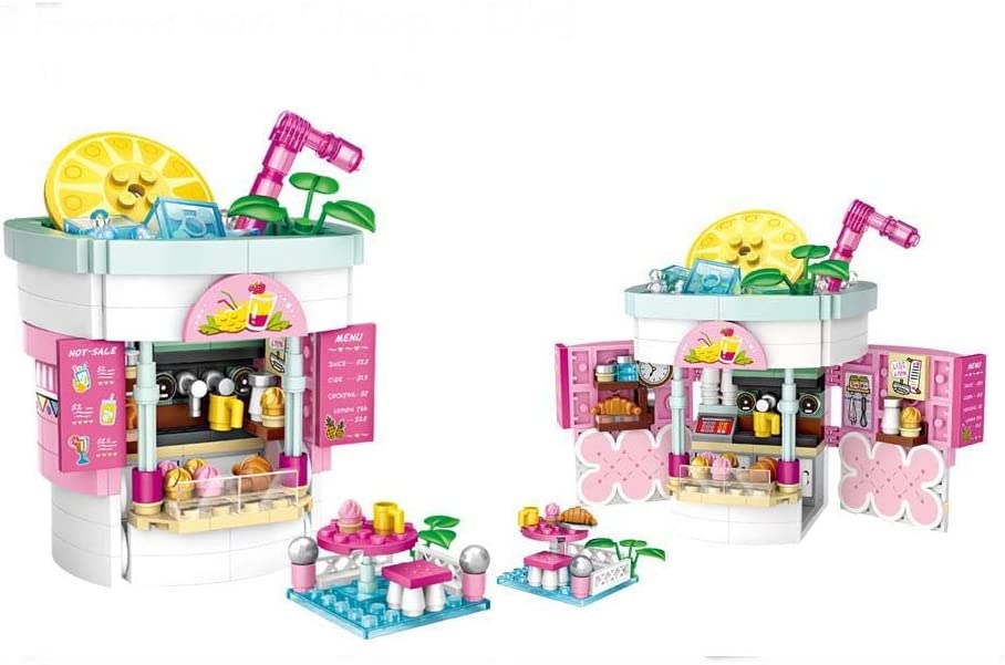 Dream Amusement Park Series – Drink & Treat Stand Mini Building Blocks Set | General Jim's Toys & Bricks | GJ-FDS