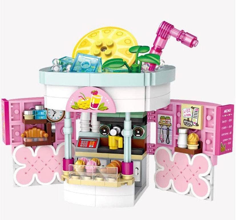 Dream Amusement Park Series – Drink & Treat Stand Mini Building Blocks Set | General Jim's Toys & Bricks | GJ-FDS