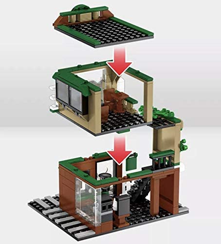 OPEN BOX Coffee Shop Building Blocks Toy Bricks Set | General Jim's Toys