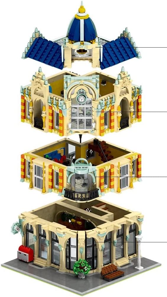 Corner Post Office Modular Building Block Set | General Jim’s Toys & Bricks | GJ-CPO