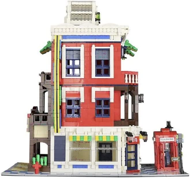 Open Box | City Corner Shop & Market Building Block Set