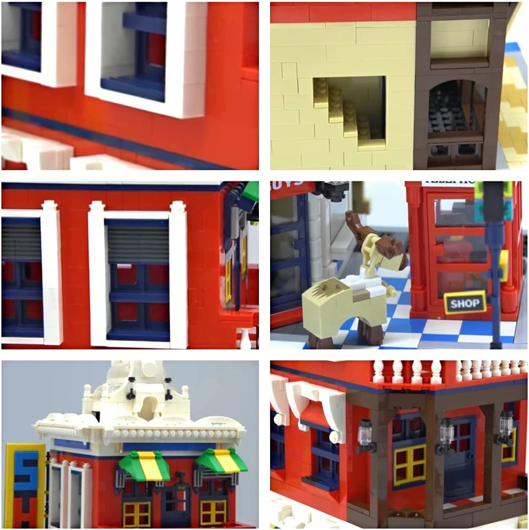 Open Box | City Corner Shop & Market Building Block Set