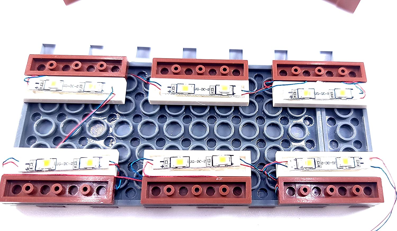 Lighted Market Style Fruit Stand Building Blocks | General Jim's Toys & Bricks | GJ-FSWL