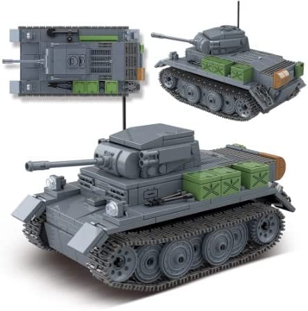 Panzer II AUSF L LUCHS Building Blocks Toy Tank Set