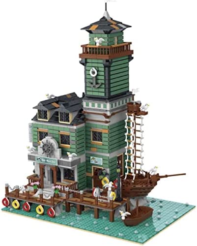 Harbortown Boat House Diner Building Blocks Set | General Jim’s Toys & Bricks | GJ-BHD
