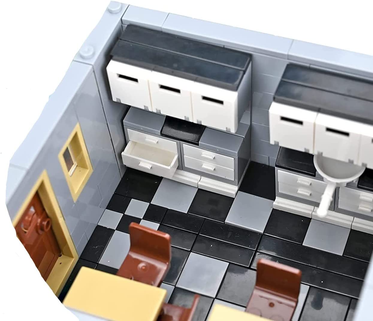 Harbortown Boat House Diner Building Blocks Set | General Jim’s Toys & Bricks | GJ-BHD